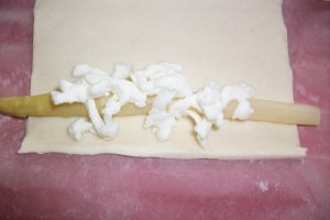 Crochete de sparanghel si mozzarella