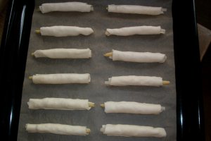 Crochete de sparanghel si mozzarella