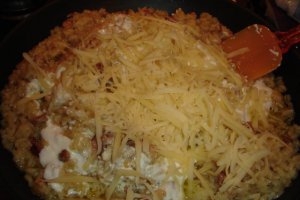 Risotto cu bacon si smantana