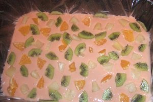 Tort diplomat din budinca si fructe