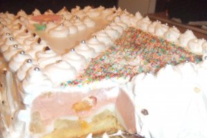 Tort diplomat din budinca si fructe