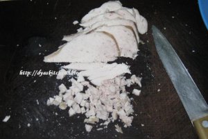 Salata de ciuperci cu piept de pui