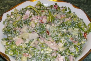 Salata cu leurda
