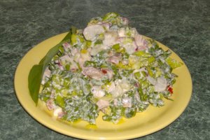 Salata cu leurda