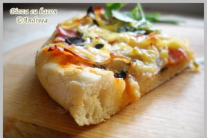 Pizza cu bacon