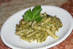 Penne cu broccoli la cuptor