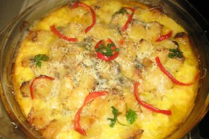Specialitate de pui cu legume gratinate
