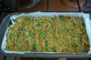 Chec aperitiv cu inimi de pui si ciuperci