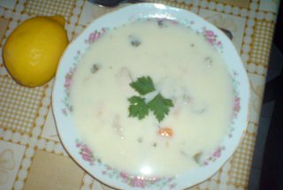 Supa de pui a la grec