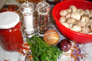 Tocanita de ciuperci champignon