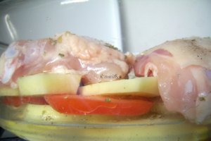 Coronita de legume cu pui