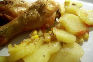 Coronita de legume cu pui
