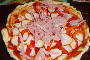 Pizza cu pui