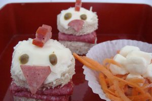 Sandwich cu gainuse