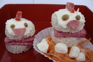 Sandwich cu gainuse