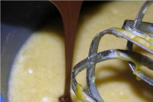 Briose cu crema de ciocolata