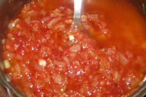 Fasole facaluita cu ceapa caramelizata