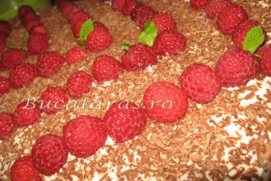 Tiramisu reţetă cu zmeura