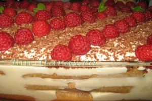 Tiramisu reţetă cu zmeura