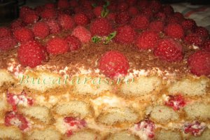 Tiramisu reţetă cu zmeura