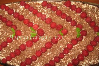 Tiramisu reţetă cu zmeura