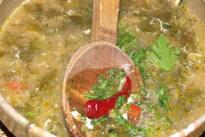 Ciorba de spanac de post