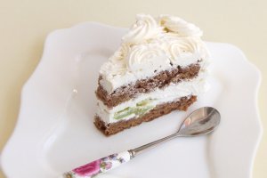 Tort cu frisca, pentru Ina, Bunica, Kamy  si Luk (Florina) ,Brandusa, sarbatoritele zilei.