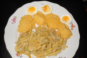 Fasole scazuta cu mamaliguta