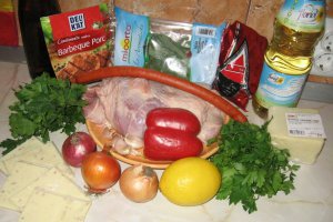 Porchetta cu salvie si cascaval