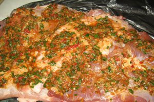 Porchetta cu salvie si cascaval