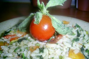 Pilaf cu urzici