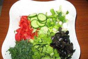 Salata orientala de post