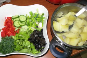 Salata orientala de post