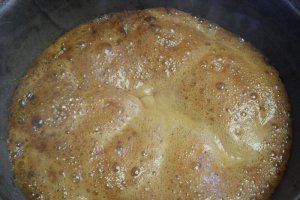 Crema de zahar ars, cu miez de nuca