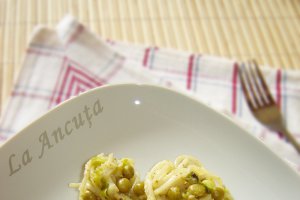 Spaghete cu pesto si mazare