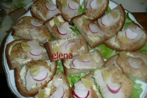 Platou cu pangasius afumat