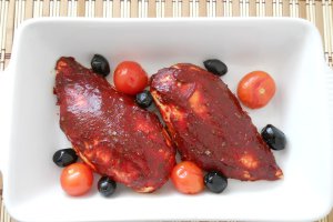 Piept de pui cu chili si cherry