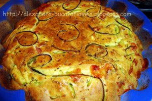 Tartă aperitiv cu zucchini