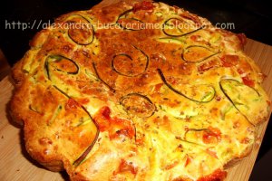 Tartă aperitiv cu zucchini