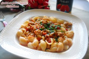 Scoici cu pui si legume