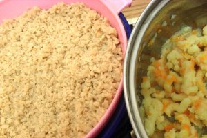 Parjoale din soia cu legume