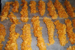 Fâşii de pui crocante - chicken fingers