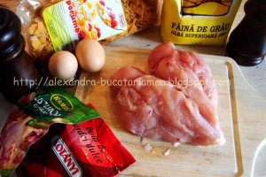Fâşii de pui crocante - chicken fingers