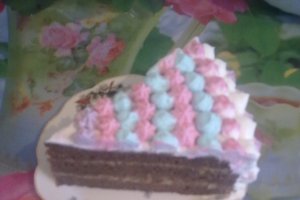 Tort cu moatze colorate