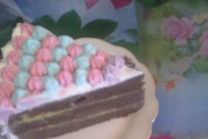 Tort cu moatze colorate