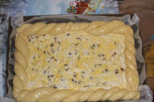Pasca cu branza dulce de vaci