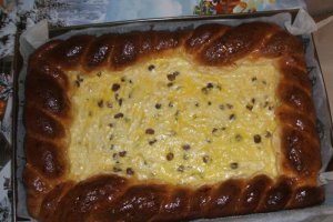 Pasca cu branza dulce de vaci
