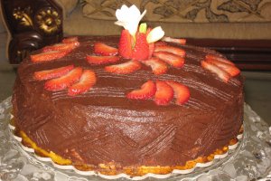 Tort cu crema de cacao si cafea