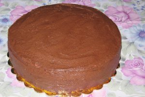 Tort cu crema de cacao si cafea