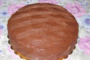 Tort cu crema de cacao si cafea